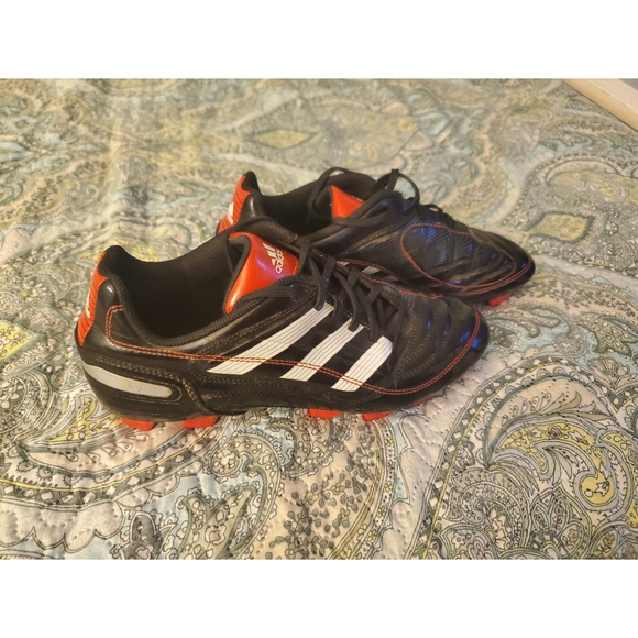 adidas Black and Red Athletic Shoes - Picture 1 of 8